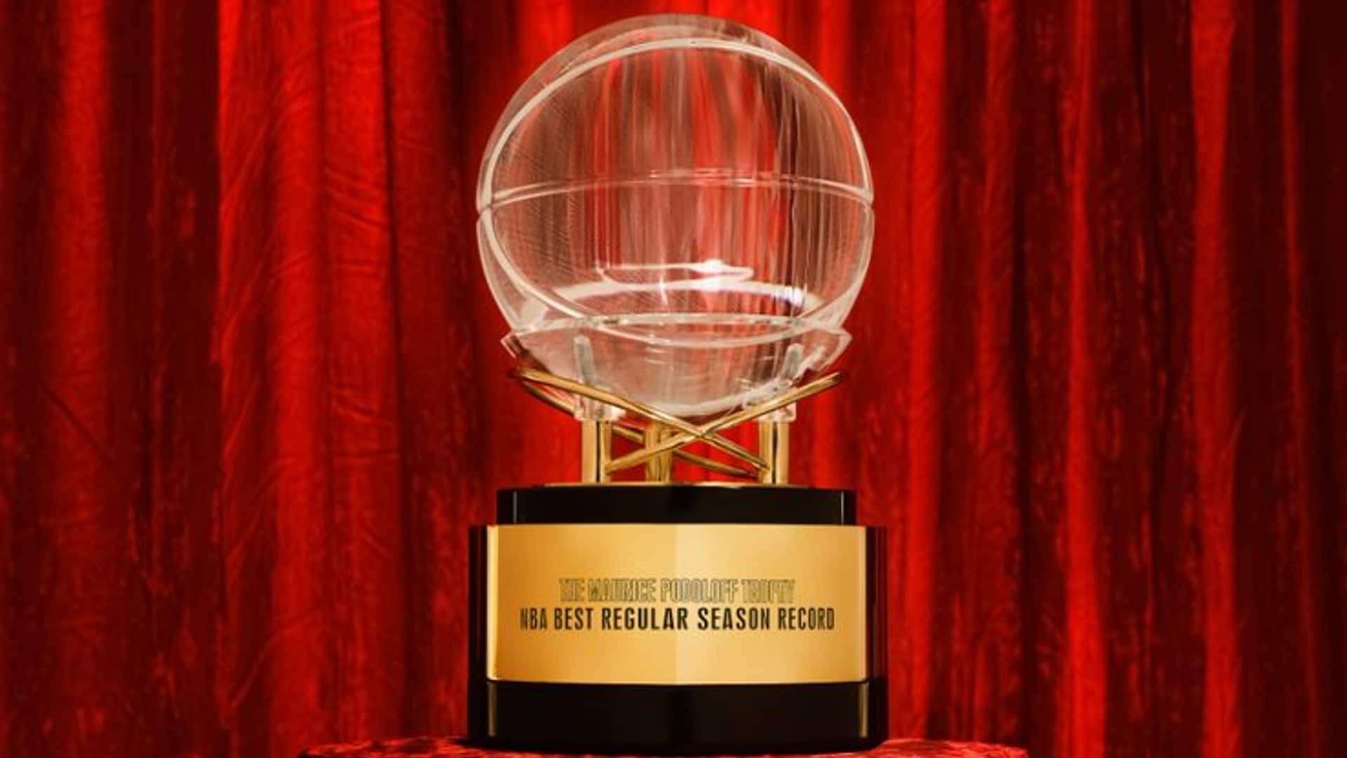 NBA unveils redesigned trophies for end-of-season awards